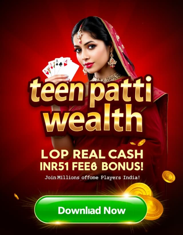 Teen Patti Wealth Banner